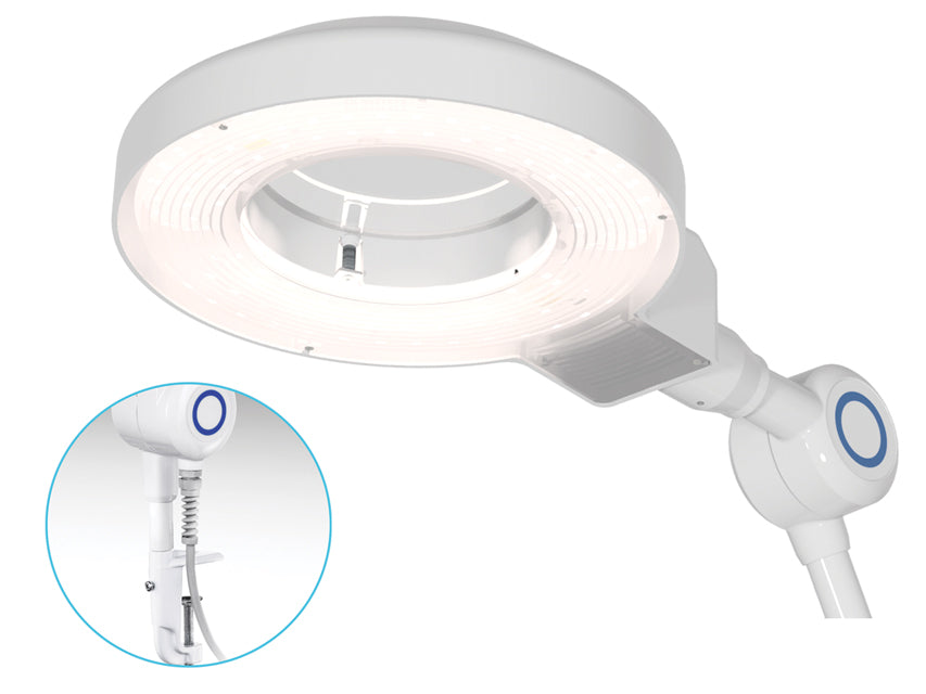 LAMPADA CON LENTE GIMANORD PLUS LED - da tavolo