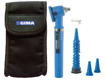 OTOSCOPIO A FIBRE OTTICHE GIMALUX - blu