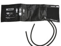 BRACCIALE ADULTI + POLMONE 2 TUBI 49x15 cm -nylon nero