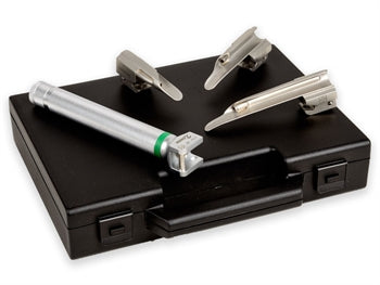 SET LARINGO "MAXLITE" F.O. PEDIATRICO 3 LAME MILLER 00,0,1 - 2,5V
