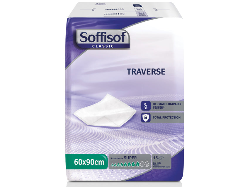 Traversa Letto Assorbente Soffisof 60x90 cm Alta Assorbenza - Cod. 36720