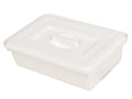 VASSOIO CON COPERCHIO 220x150x70 mm - plastica