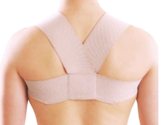 Raddrizzaspalle Semplice in Tessuto Elastico Anatomichelp - Codice SP0326